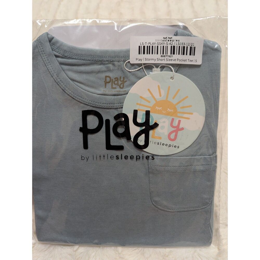 NIB Little Sleepies Stormy Pocket Tee size 5